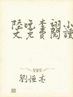 陆晚李翊小说全文免费阅读无弹窗最新