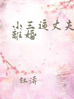 小三逼丈夫和我离婚