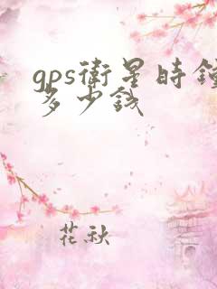gps卫星时钟多少钱