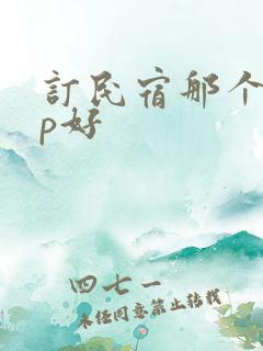 订民宿那个app好