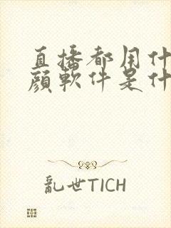 直播都用什么美颜软件是什么