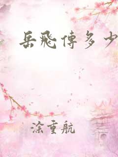 岳飞传多少集