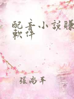 配音小说赚钱的软件