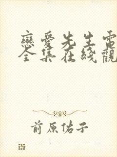 恋爱先生电视剧全集在线观看免费