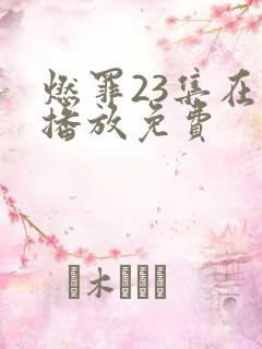 燃罪23集在线播放免费 燃罪23集在线播放免费