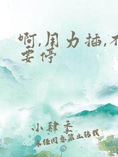 啊,用力插,不要停