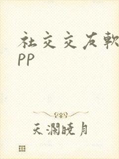 社交交友软件app