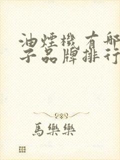 油烟机有哪些牌子品牌排行榜