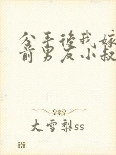 分手后我嫁给了前男友小叔