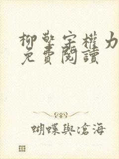 柳擎宇权力巅峰免费阅读