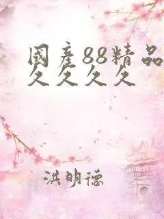 国产88精品久久久久久 国产88精品久久久久久