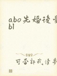 abo先婚后爱bl