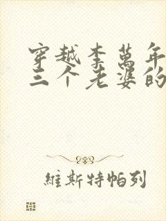 穿越李万年开局三个老婆的小说免费阅读