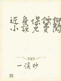 近身保镖柳下挥小说免费阅读
