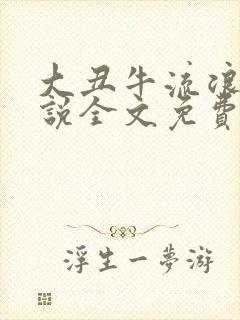 大丑牛流浪记小说全文免费阅读