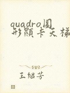 quadro图形显卡天梯图