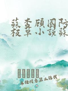 苏杳顾国防四大校草小说苏家有女