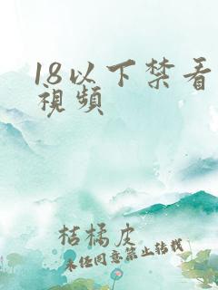 18以下禁看的视频