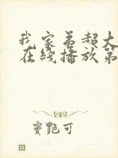 我家弟超大动漫在线播放第一季