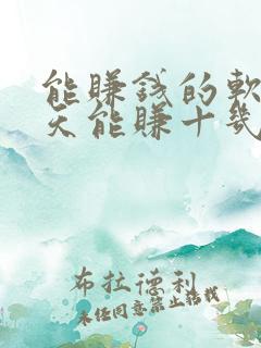 能赚钱的软件一天能赚十几块的 能赚钱的软件一天能赚十几块的