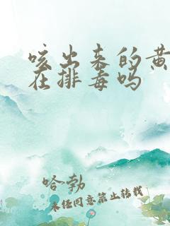 咳出来的黄痰是在排毒吗 咳出来的黄痰是在排毒吗
