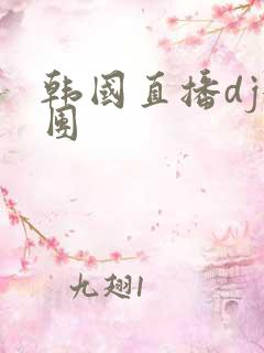 韩国直播dj女团