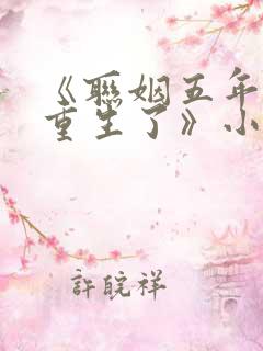 《联姻五年后她重生了》小说