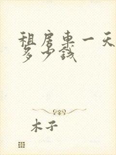 租房车一天大概多少钱