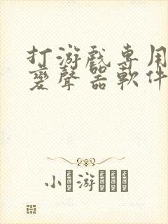 打游戏专用免费变声器软件
