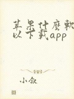 苹果什么软件可以下载app