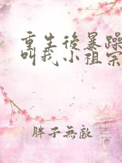 重生后暴躁大佬叫我小祖宗 小说