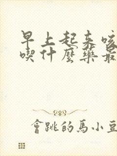 早上起来咳黄痰吃什么药最好