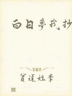 白日梦我抄袭.