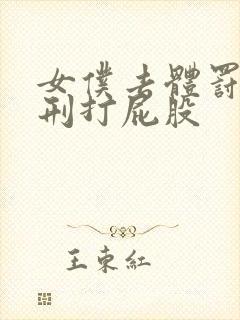 女仆去体罚室羞刑打屁股