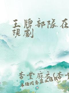 王牌部队在线电视剧 王牌部队在线电视剧