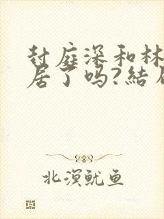 封庭深和林芜同居了吗?结局呢?