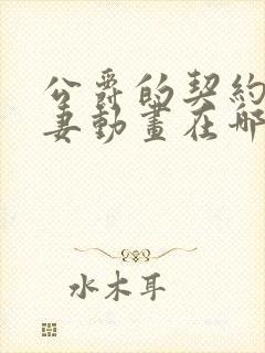 公爵的契约未婚妻动画在哪里看