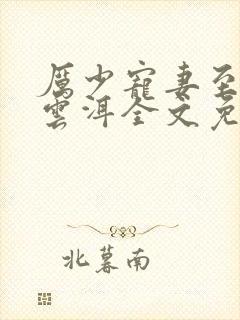 厉少宠妻至上宋云洱全文免费阅读