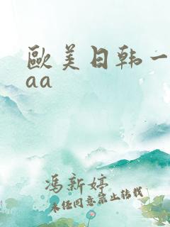 欧美日韩一级片aa