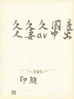 久久久国产精品人妻av中出