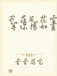 我在风花雪月里等你杨如画