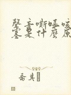 声音嘶哑咳嗽鼻塞是什么原因