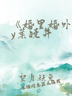 《婚里婚外》by叶晓井