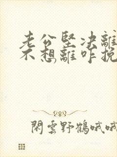 老公坚决离婚我不想离咋挽留 老公坚决离婚我不想离咋挽留