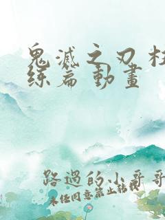 鬼灭之刃 柱训练篇 动画