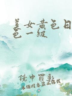 美女黄色日b黄色一级
