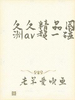久久精品国产亚洲av超一碰 久久精品国产亚洲av超一碰