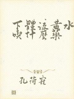 下体流黄水腥臭吃什么药