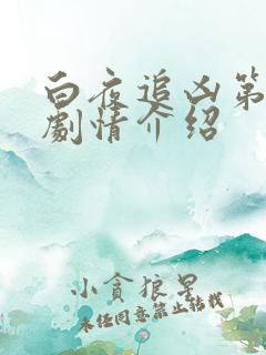 白夜追凶第二季剧情介绍 白夜追凶第二季剧情介绍