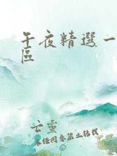 午夜精选一区二区